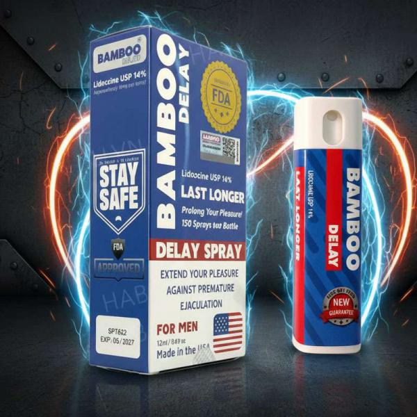 Xịt Bamboo Delay Spray 12ml: Tuyệt Chiêu Yêu Không Nghỉ – Khiến Nàng Mê Tít Cả Đêm